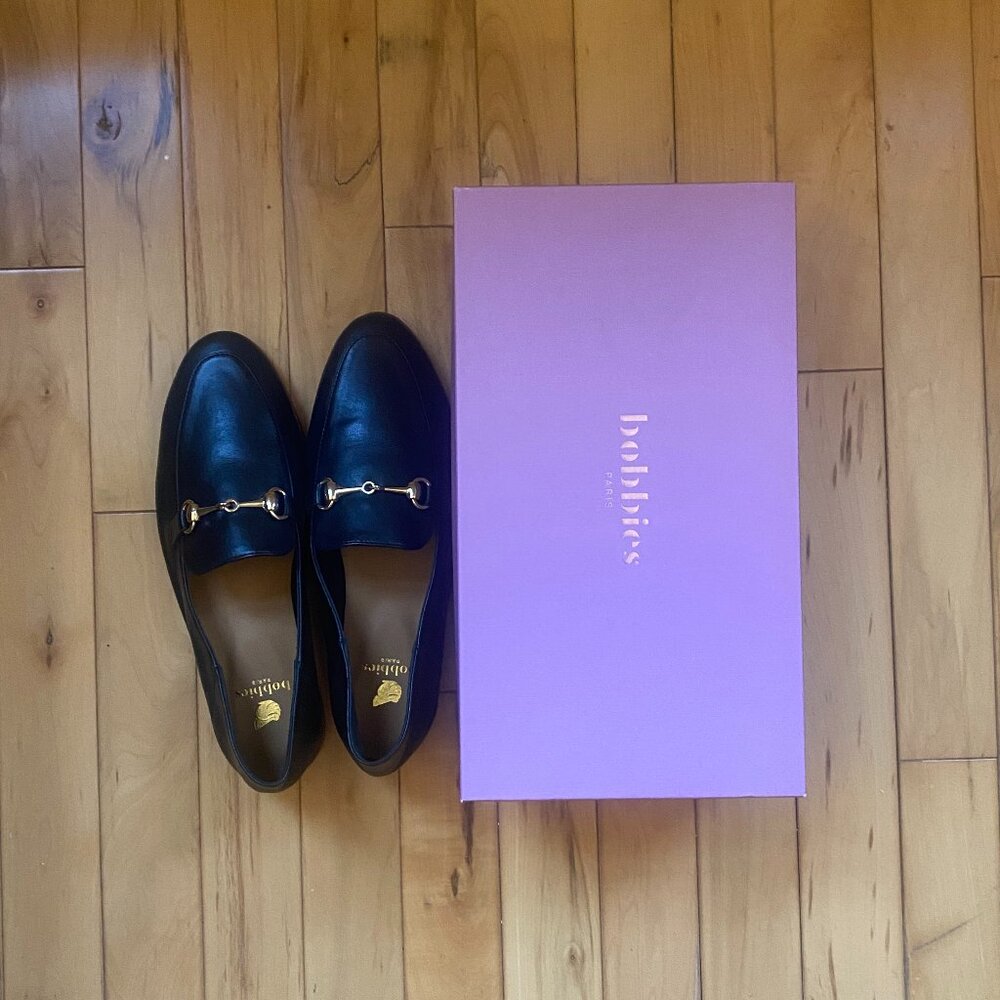 Bobbies Black Horsebit Loafers